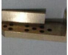 三洋X200切刀固定铜块